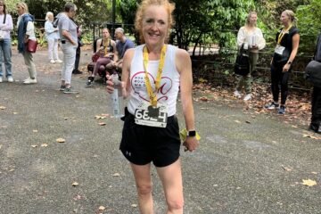 Michelle Craen After Finishing Race For WWMD Charity